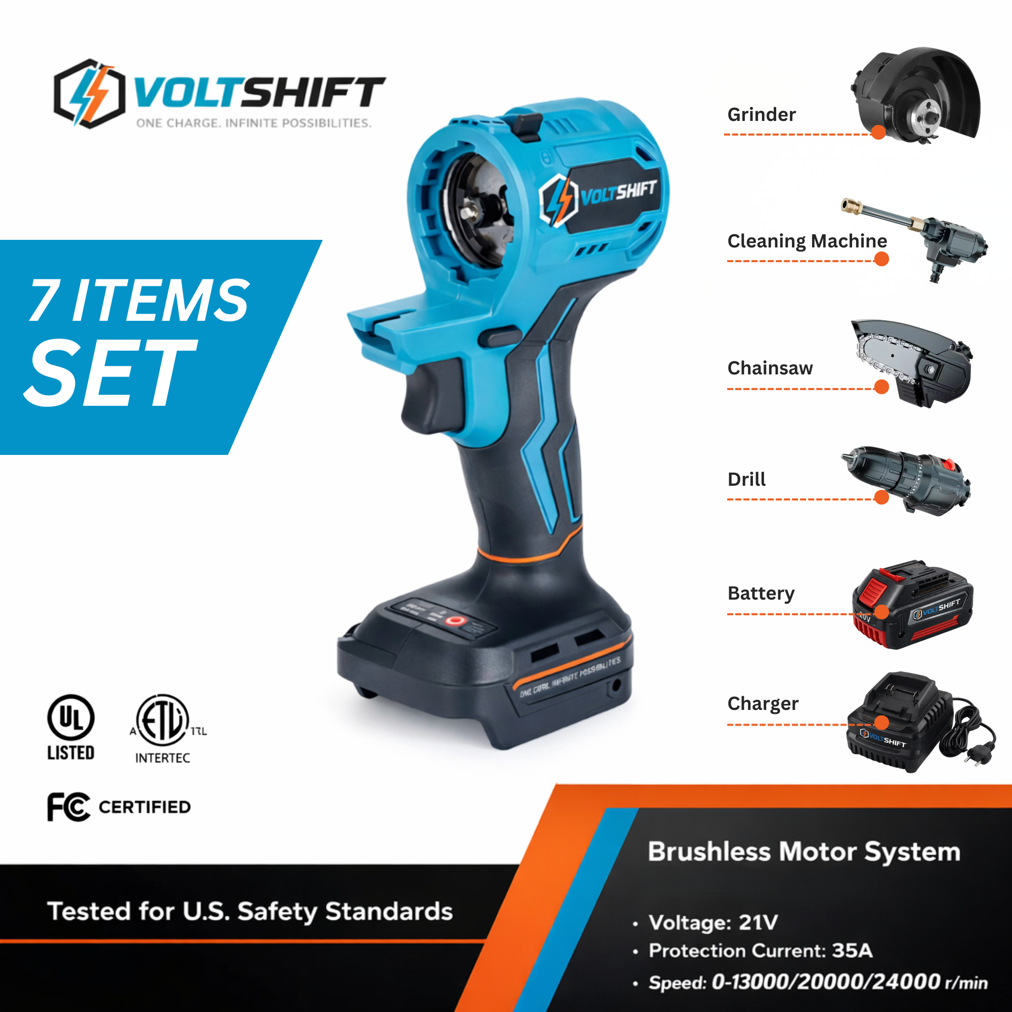 VOLTSHIFT  7 In 1 Set